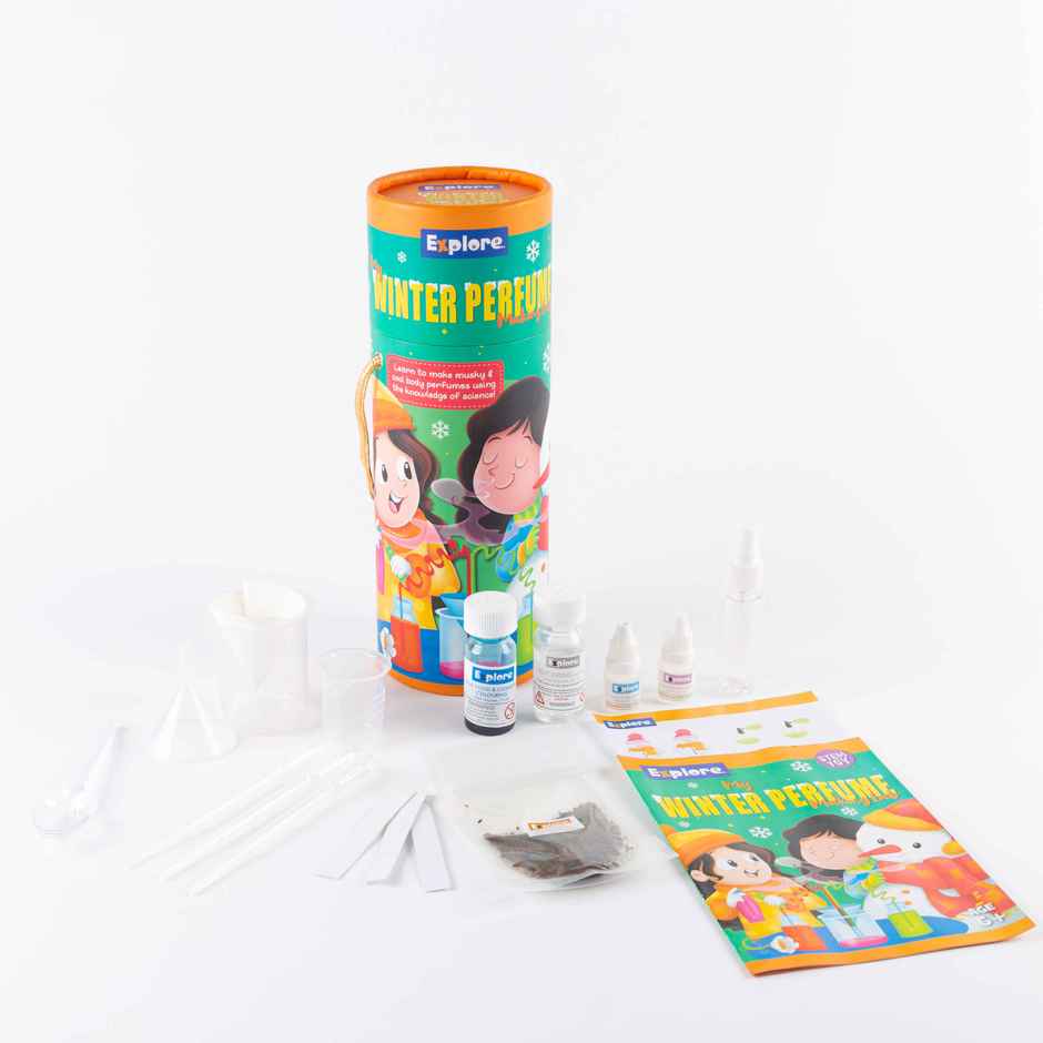 Hamleys Explore My Winter Perfume Making Lab STEM Activity Kit Multicolor