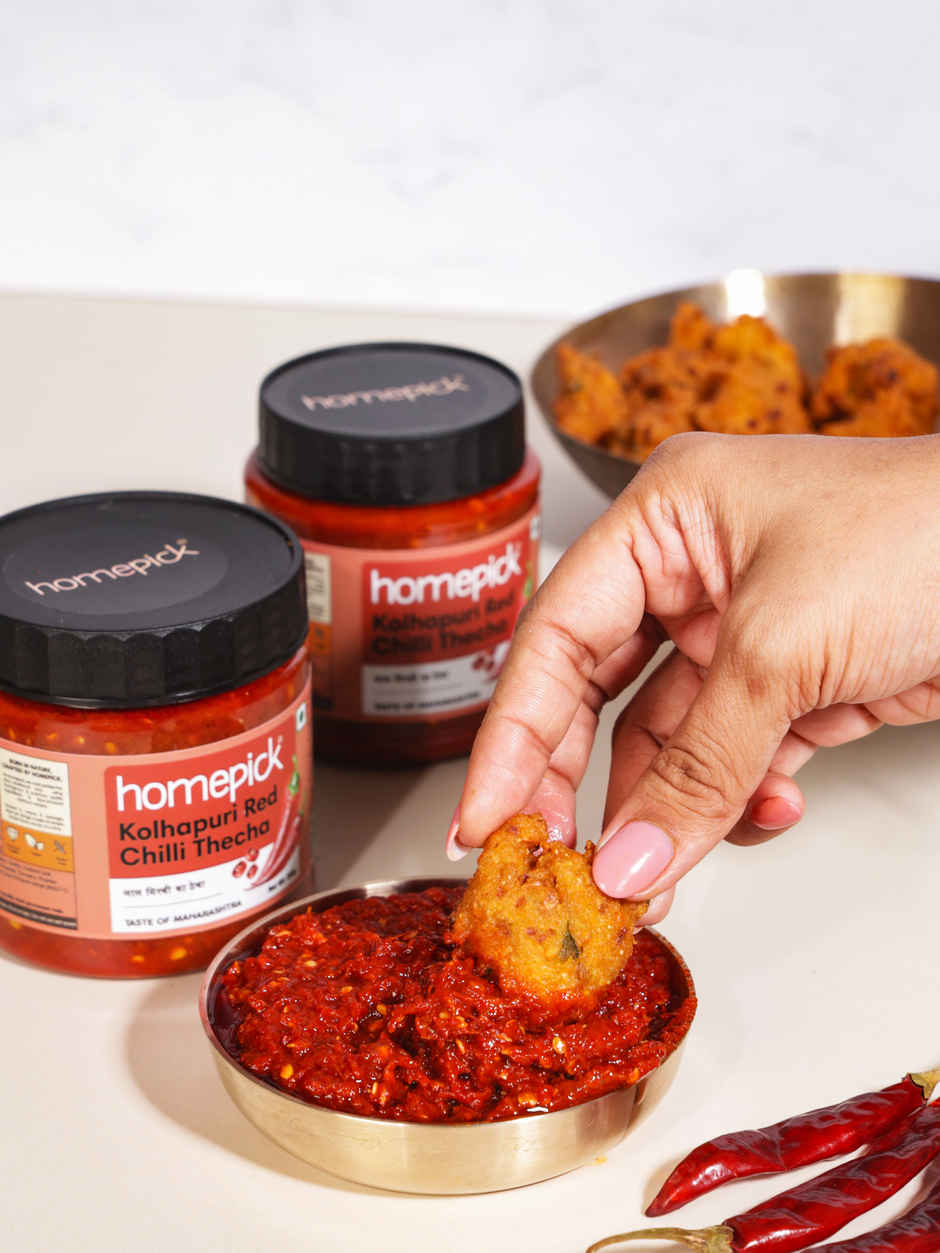 Homepick Kolhapuri Red Chilli Thecha