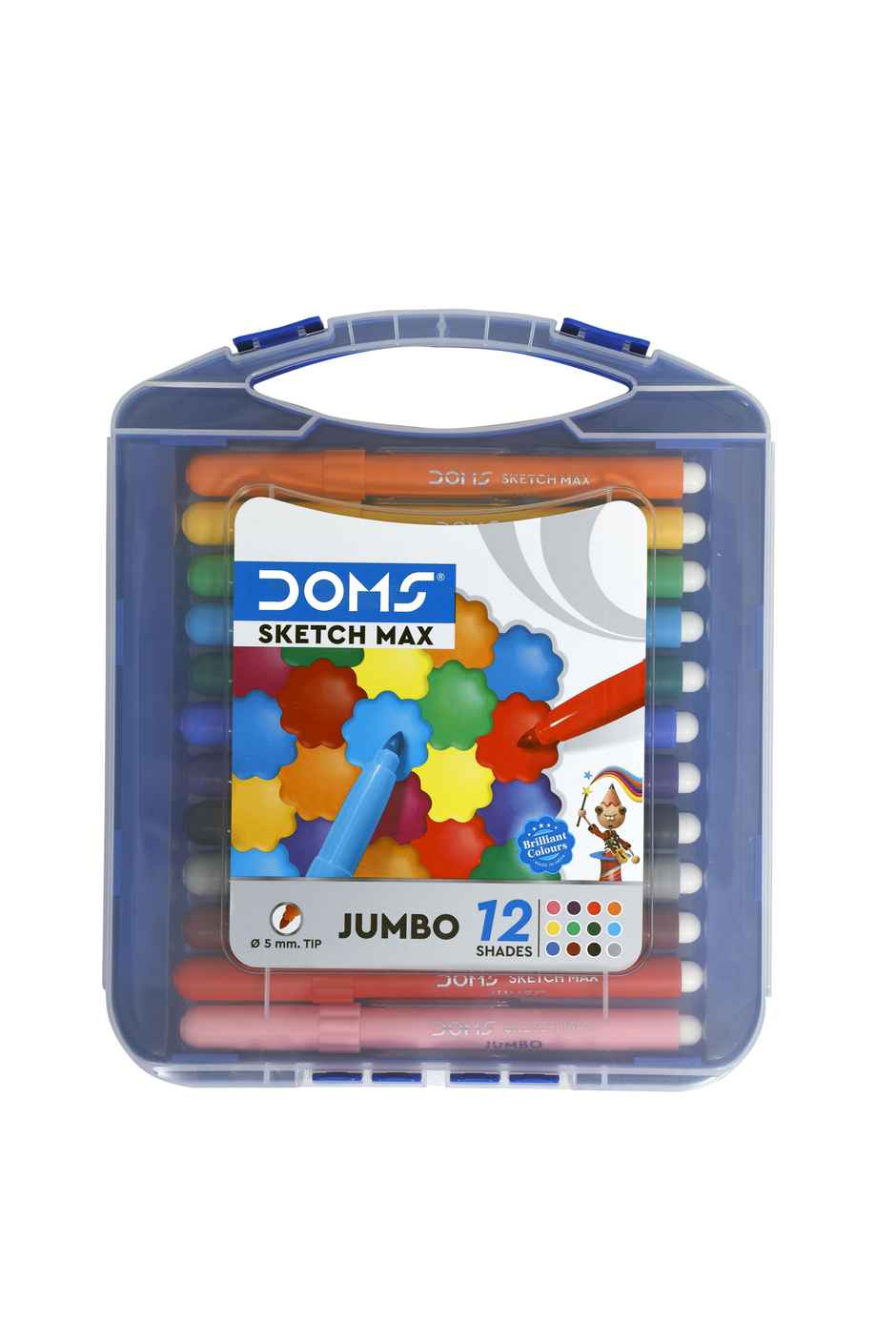 Doms Jumbo Max 12 Shades Sketch Pens