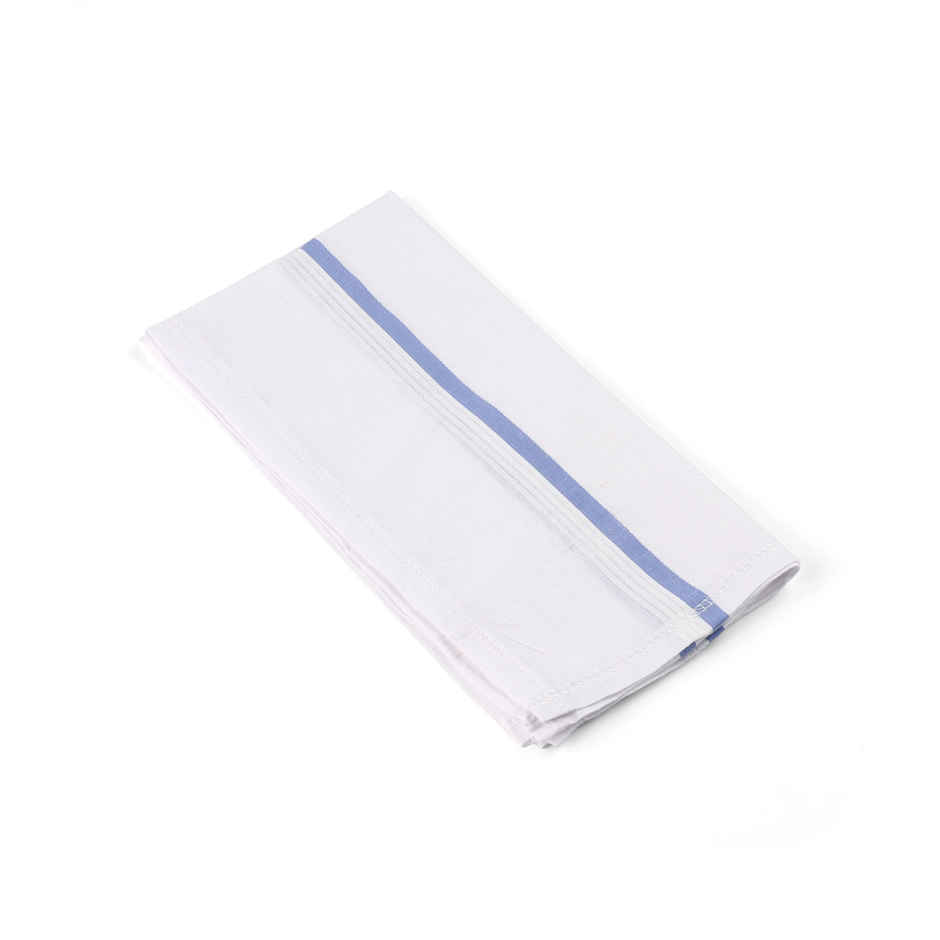 Royal Son Men's Premium Cotton Casual Handkerchief Hanky - HNYK - WT - CLR - 6P