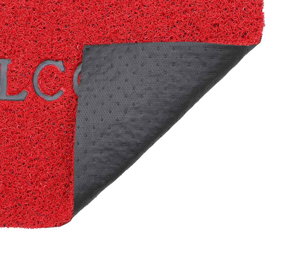 Homeharmony Grass Red Welcome Door Mat, (60x40Cm)