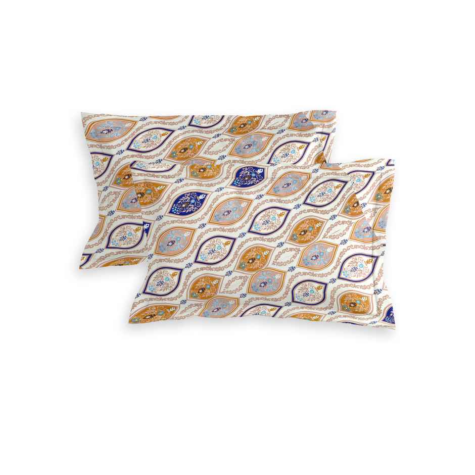 Dream Living 115 GSM Double Bedsheet Set |220 x 240 cm| With 2 Pillow Covers