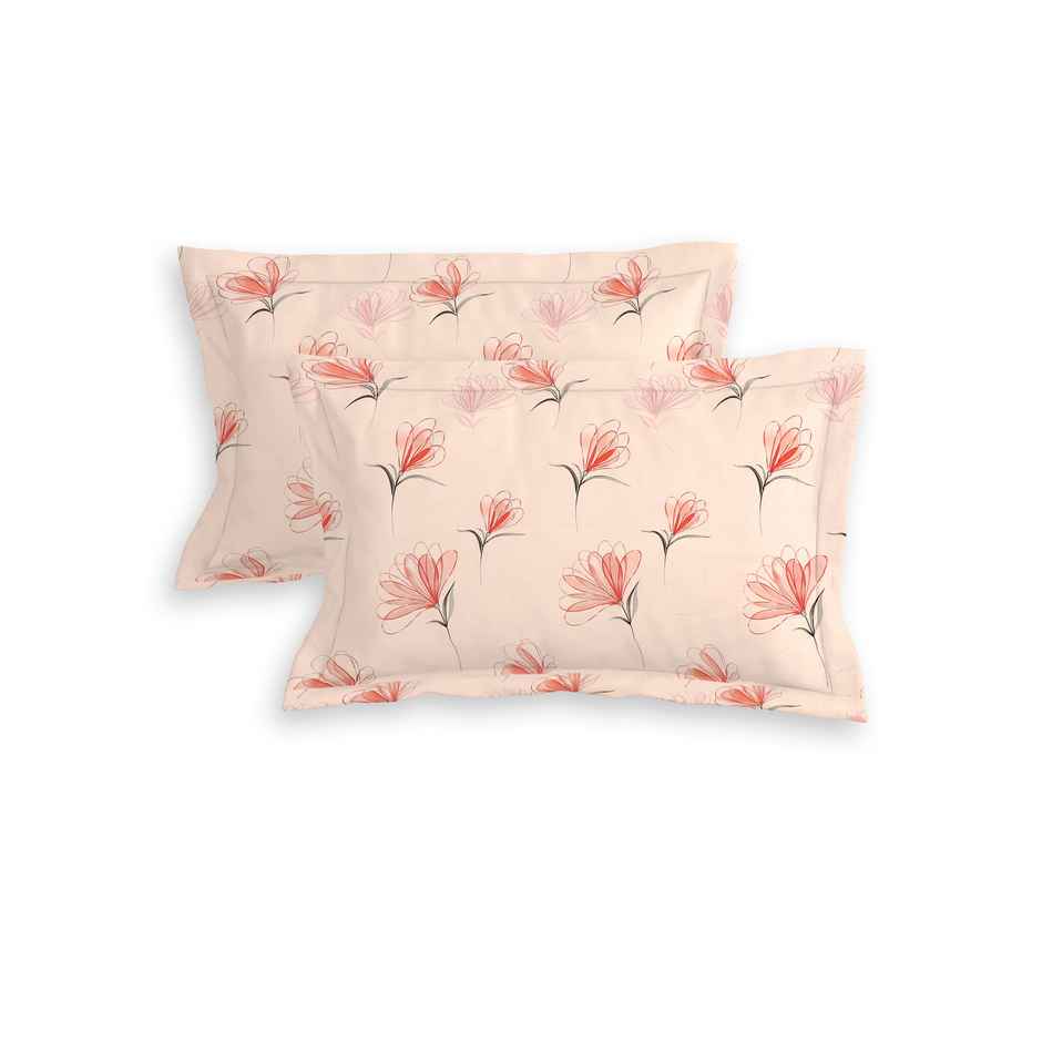 Dream Living Premium Cotton Rich Utsav | Double Bedsheet 135 GSM w/ 2 Pillow Covers 220x250 cm | 2