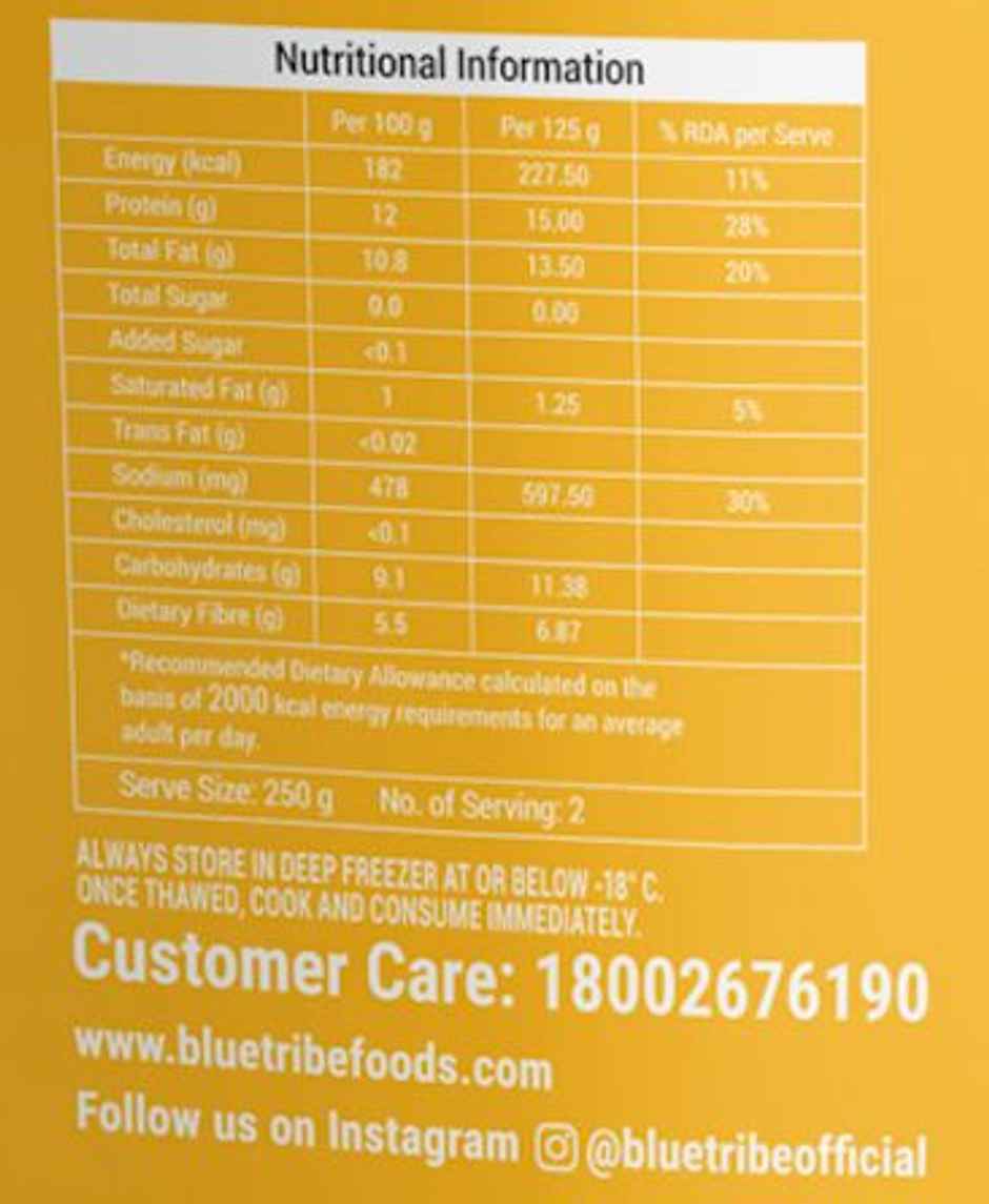 Blue Tribe Foods Ready To Eat Tandoori Soya Chaap