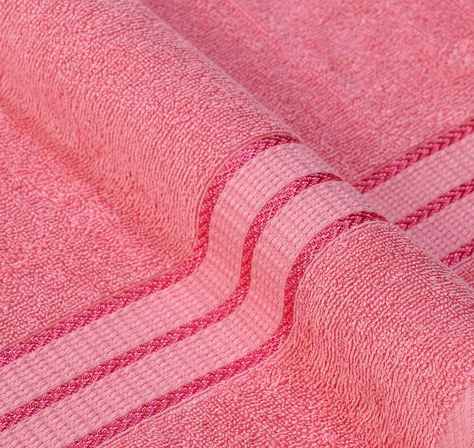 Superspun 100% Cotton- 420 Gsm- Vodre- Single Piece- Bath Sheet- Size:90 x 180 - Coral