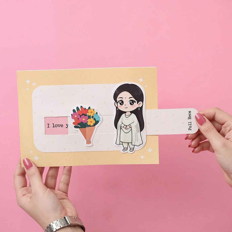 Sliding Mother's Day Greeting Card | Oye Happy