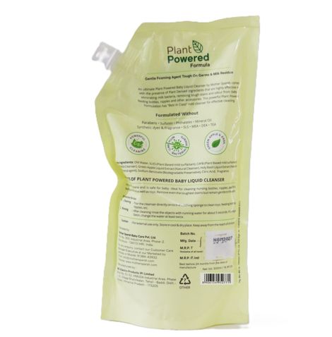 Mother Sparsh Plant Powered Natural Baby Liquid Cleanser Refill Pack