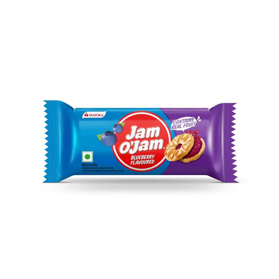 Jam O'Jam Blueberry Flavoured Sandwich Biscuits