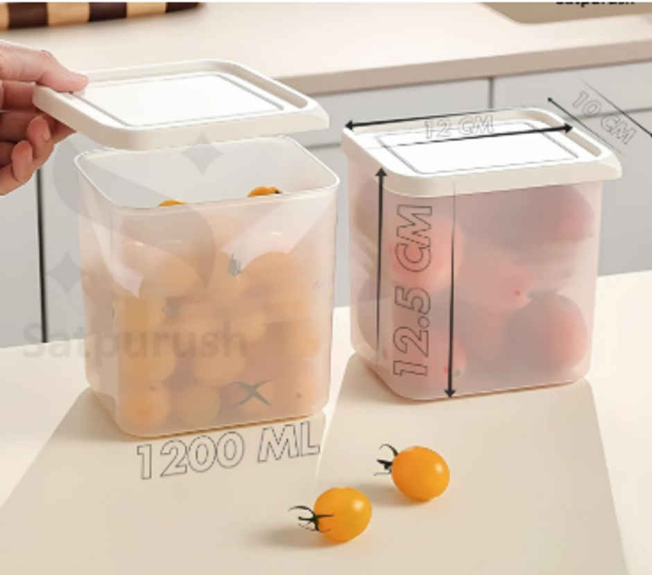 YELLOCUT Fridge Storage Boxes - 1200 ml