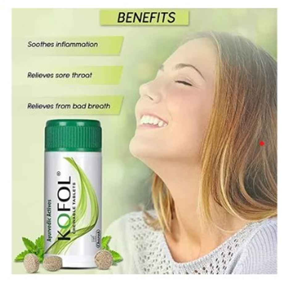 Charak Kofol Ayurvedic Chewable Tablet
