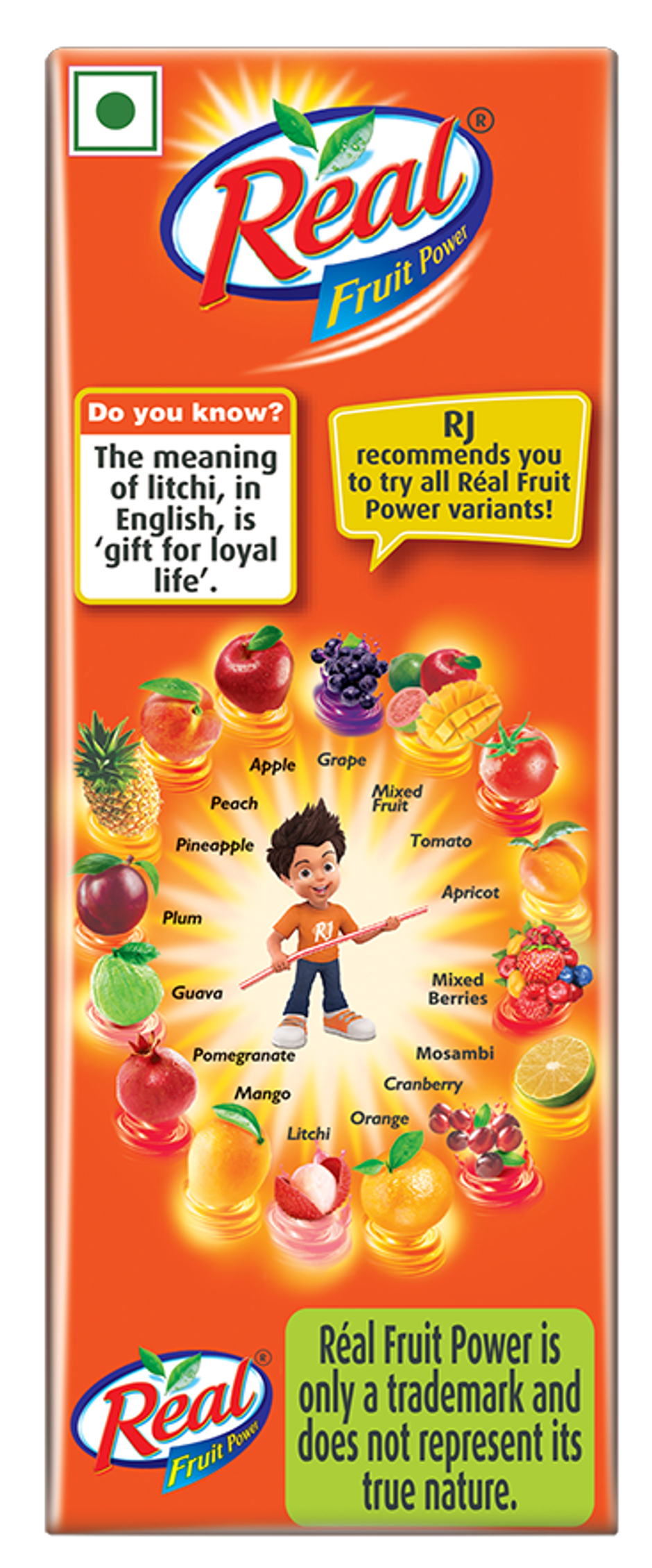 Dabur Real Litchi Fruit Juice Combo