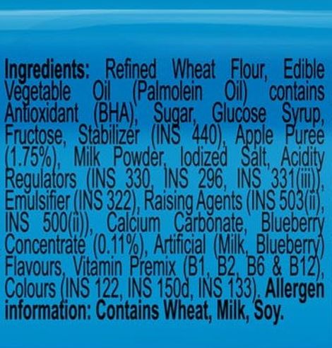 Jam O'Jam Blueberry Flavoured Sandwich Biscuits