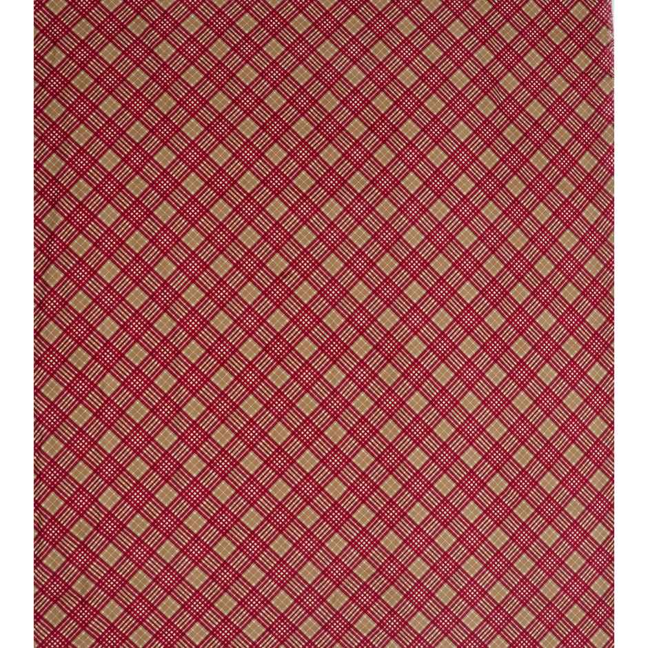 Dream Living Royal Comforter Printed Reversible Double Bed Satin Finish Super Soft 220 x 240 cm | Red & Beige