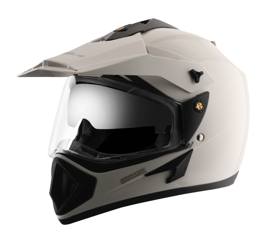 Vega Off Road D/V Lightweight Full Face Helmet- White L
