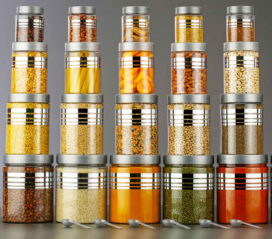 2Mech Plastic Grocery Container 1200 ml 650 ml 350 ml 250 ml