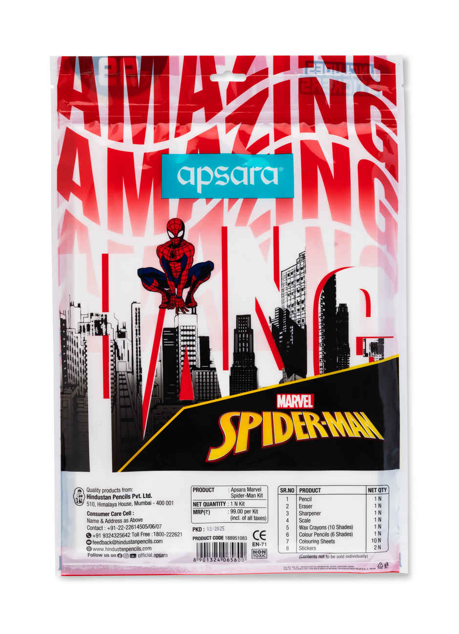 Apsara Marvel Spiderman Stationery Kit