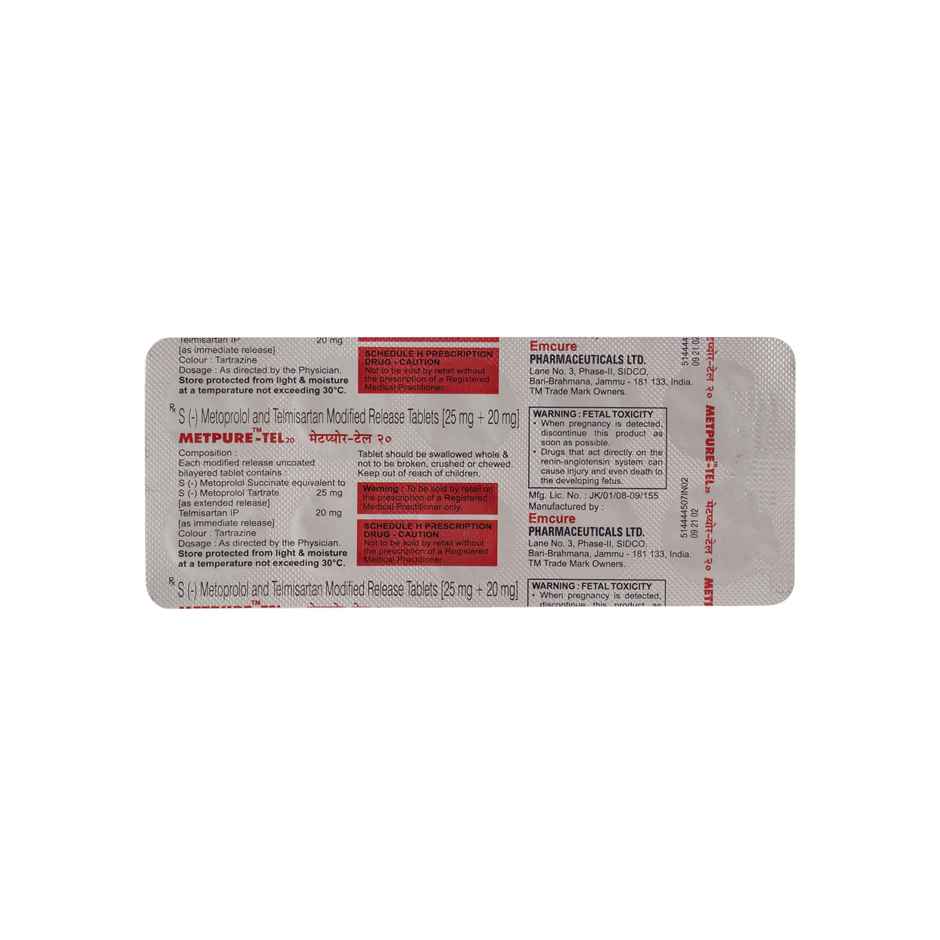 Metpure-Tel 20 Tablet MR