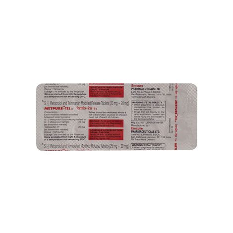 METPURE TEL 20 Tablets