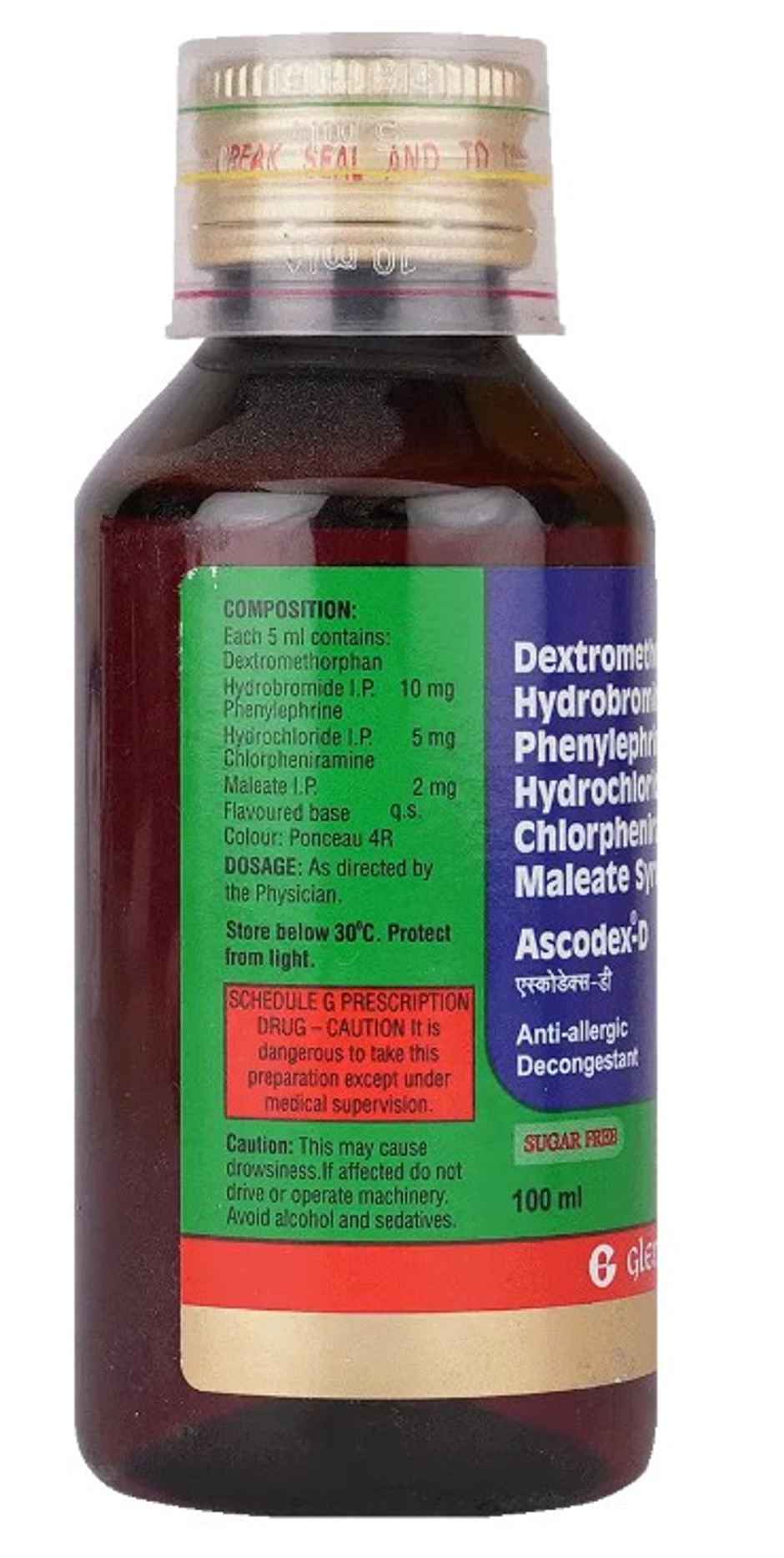 Ascodex-D Sugar Free Syrup