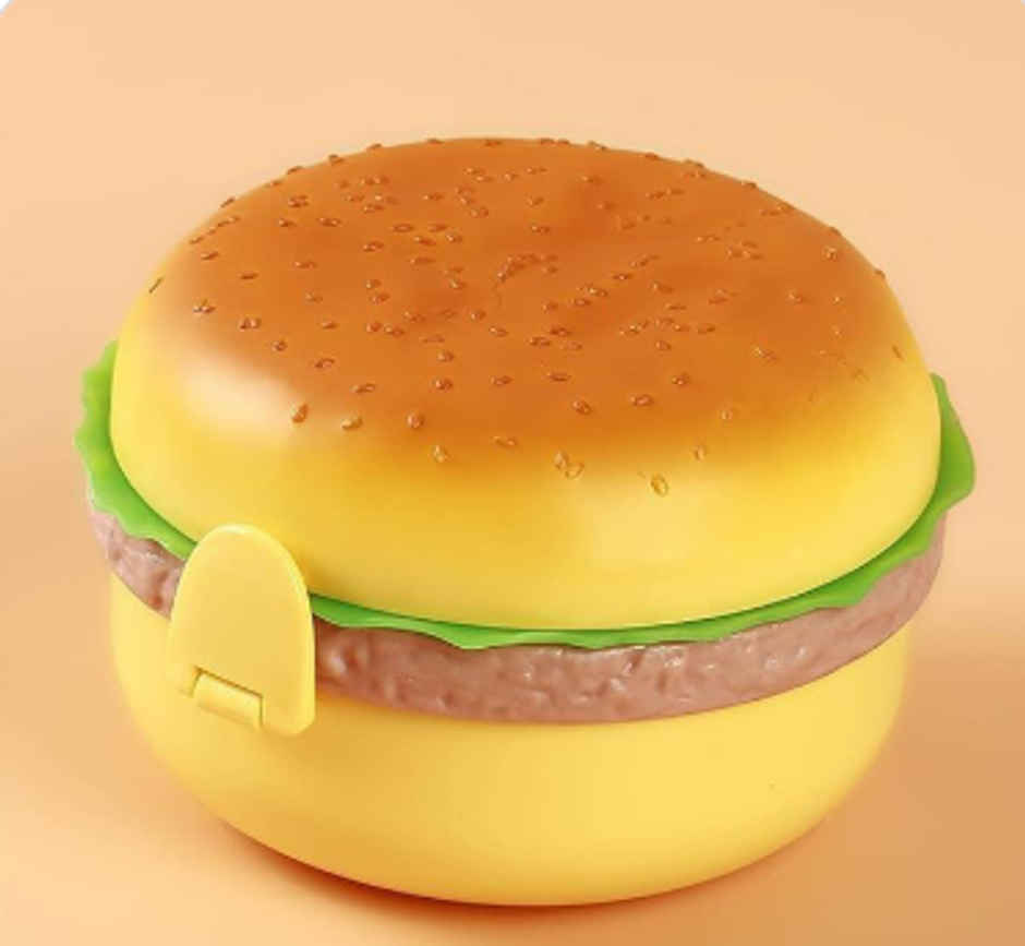 YELLOCUT Burger Lunch Box | Multicolour - 700 ml