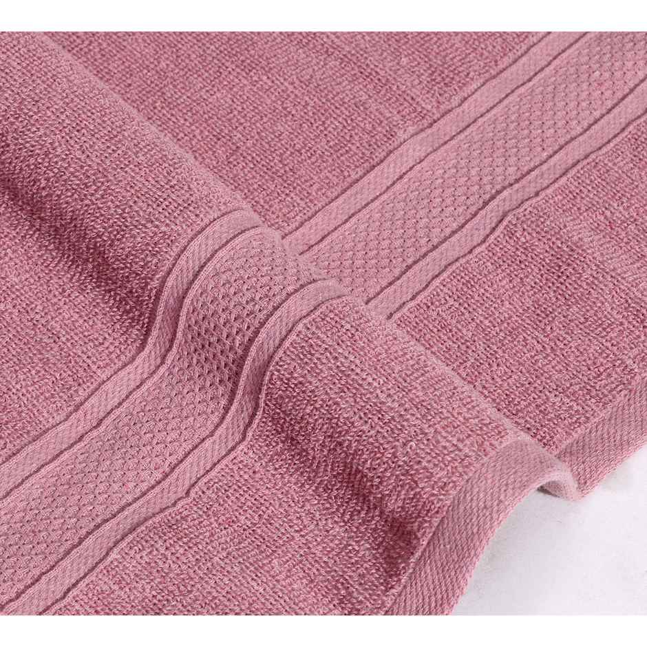 Dream Living Cotton Rich Bath Towel | 400 GSM | Ultra | Absorbent | Quick Dry I 68x138 cm Pink