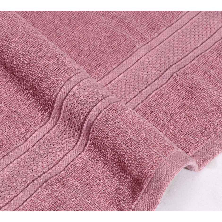 Dream Living Cotton Rich Bath Towel | 400 GSM | Ultra | Absorbent | Quick Dry I 27 x 55 in Pink