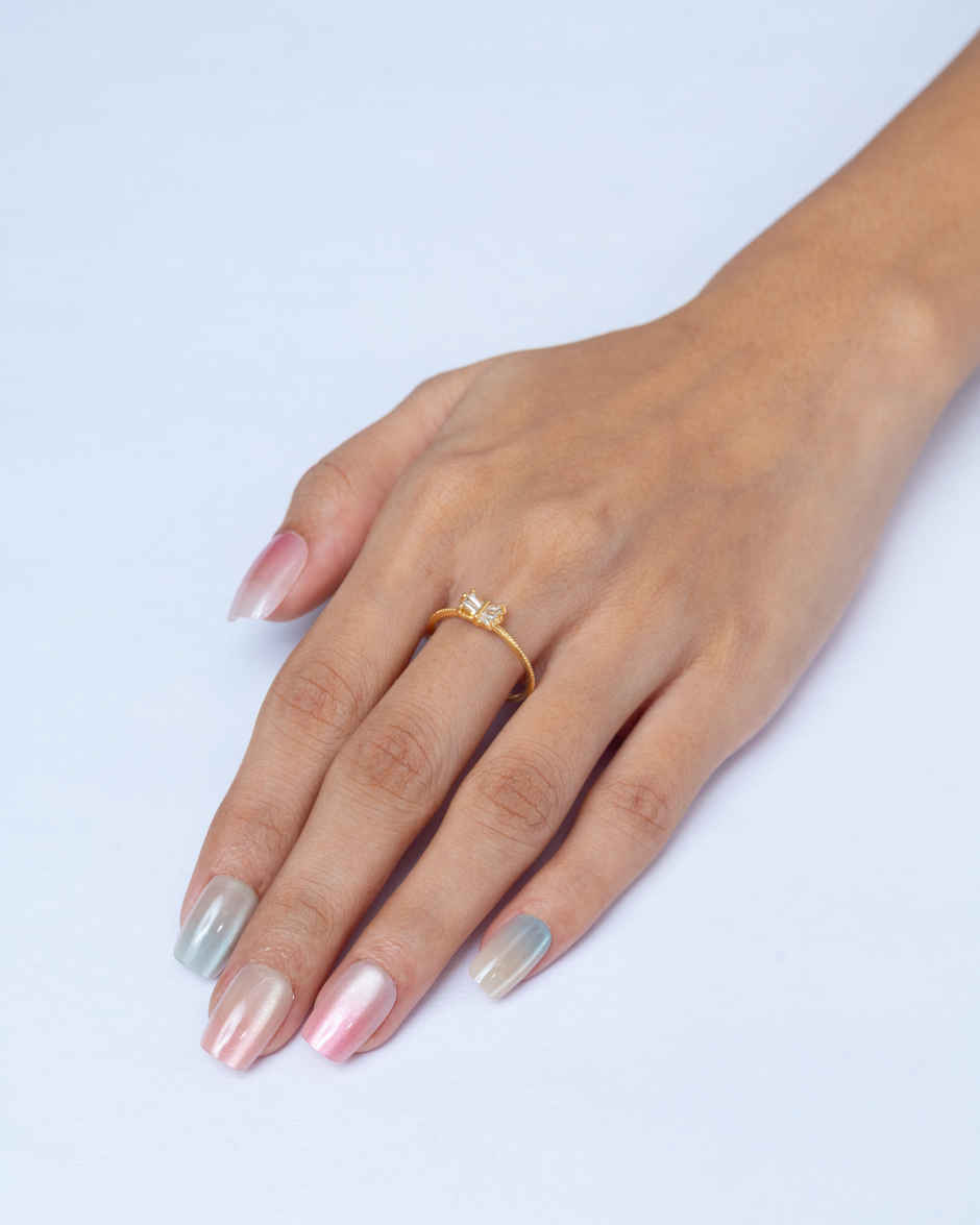 Pep Nails Pastels Glow Medium Coffin Multicolour Cat Eye Reusable Press On Nails 30 Nail Tips