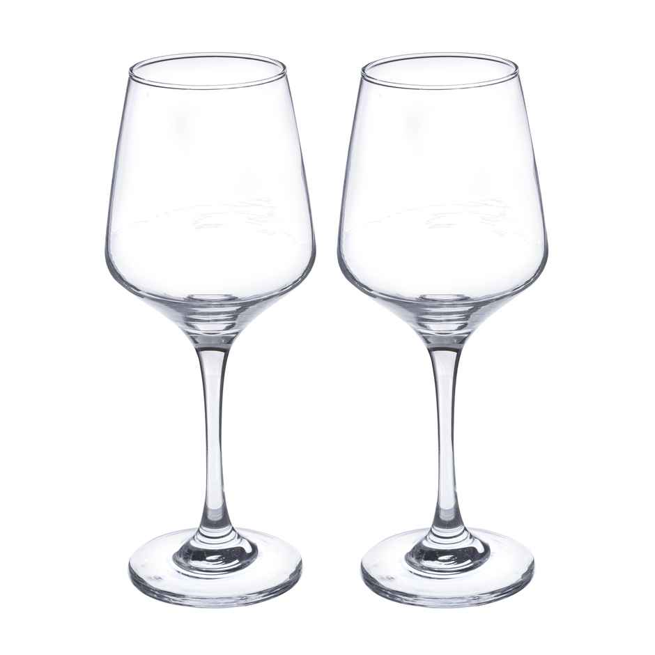 Infinity Champagne Flute Glass Set | Durable & Elegant | Set of 2 | 360 ml | Sanjeev Kapoor