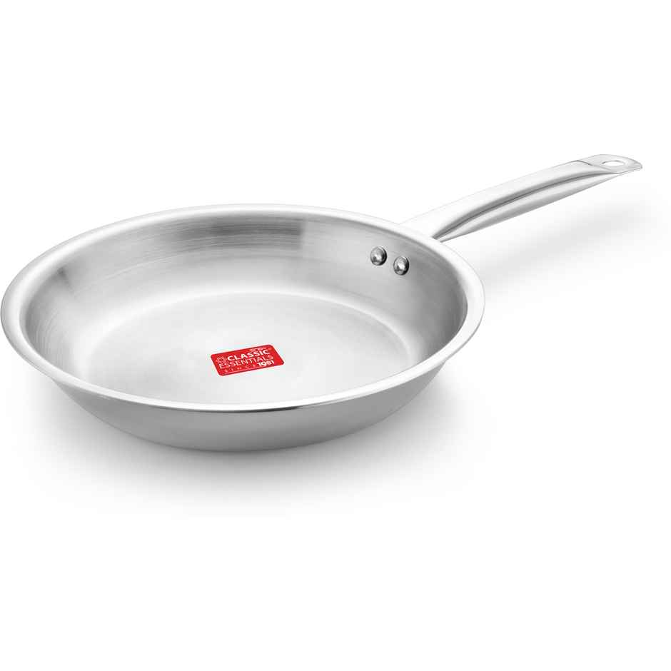 Classic Essentials Robust Triply Fry Pan 24 Cm Diameter 1.7 L Capacity Triply Induction Bottom