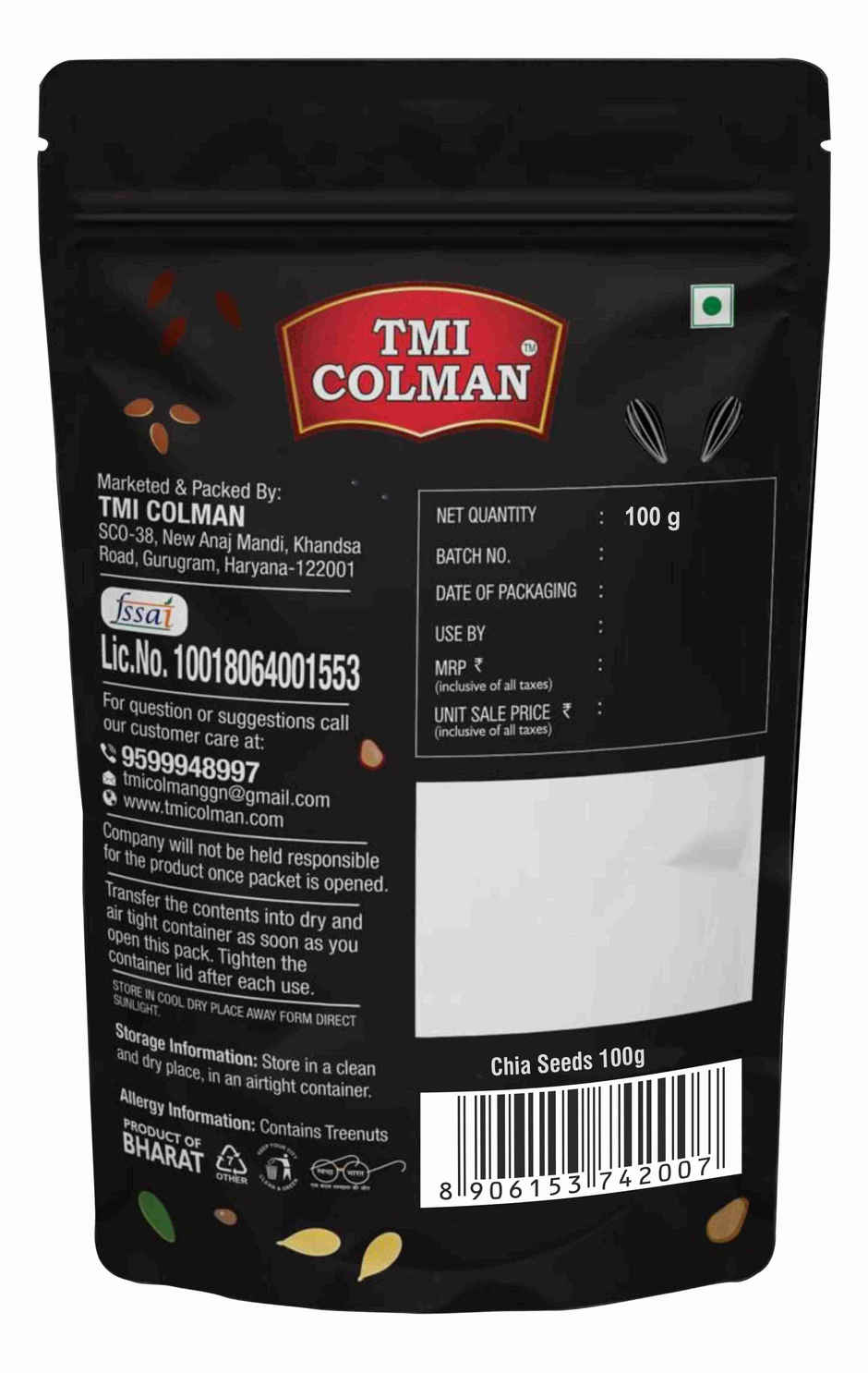 TMI COLMAN Chia Seed Combo