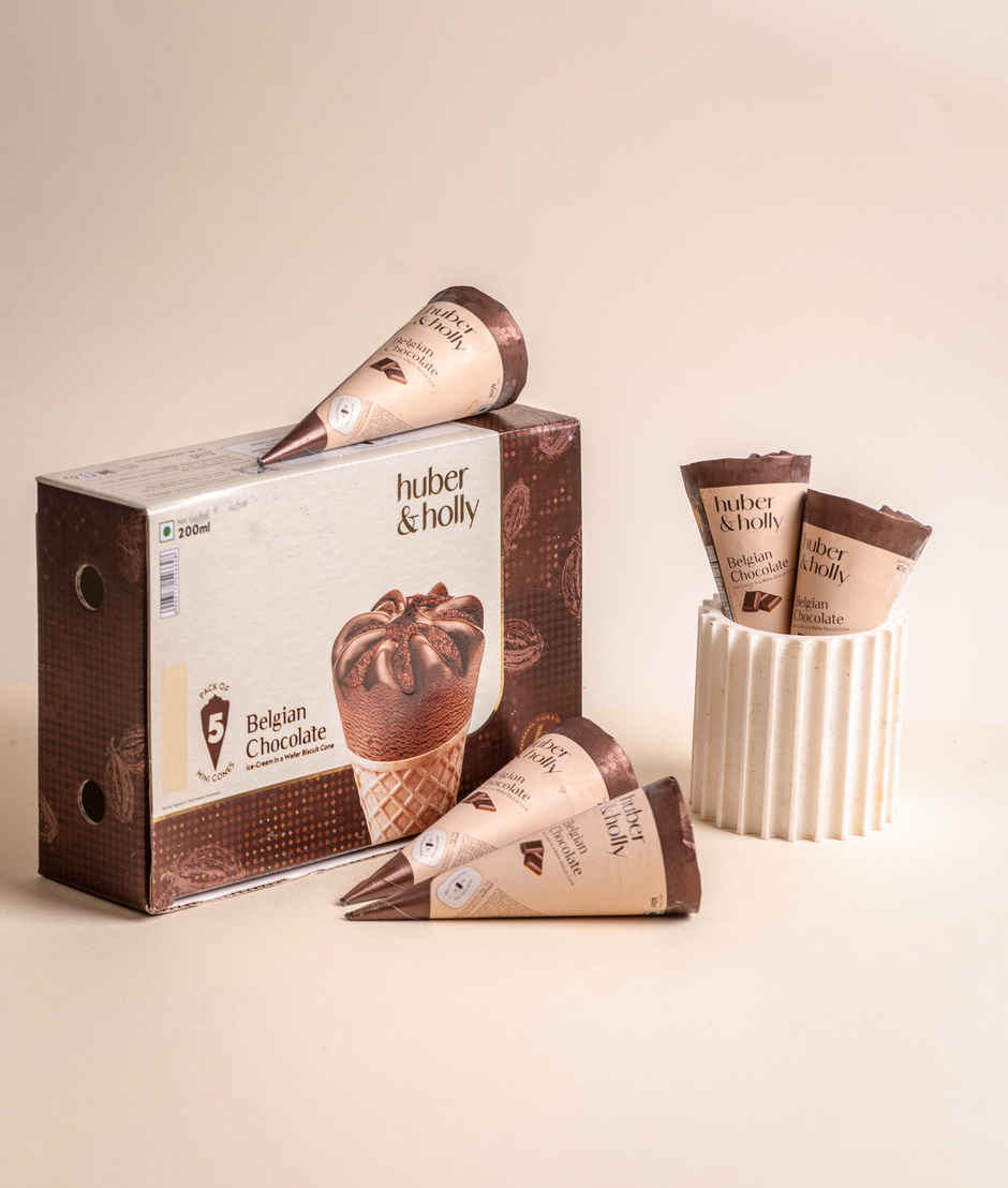 Huber & Holly Belgian Chocolate Cone Multipack
