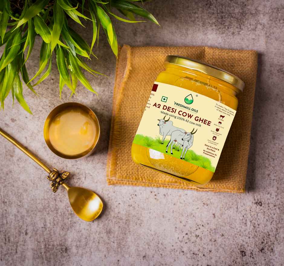 Fresh Mill Oils A2 Desi Cow Ghee