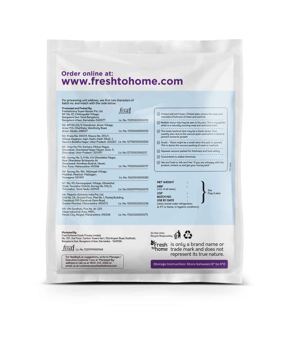 Freshtohome Catla Bengali Cut with Head