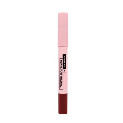 SUGAR POP Transferproof Lip Crayon - 01 Tan Brown