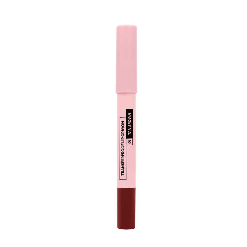 SUGAR POP Transferproof Lip Crayon - 01 Tan Brown