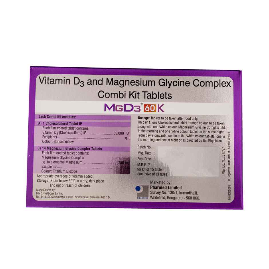 MGD3 60K Vitamin D3 Tablet