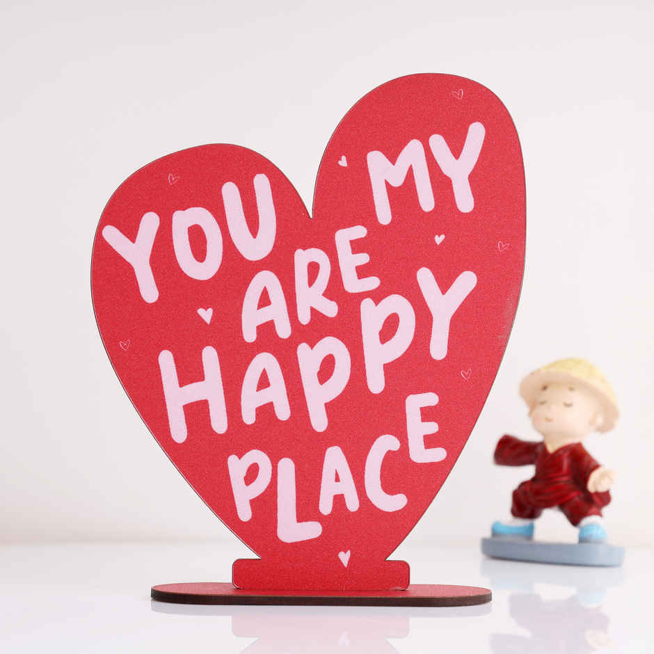 You're My Happy Place Tabletop Decorative Showpiece | Oye Happy