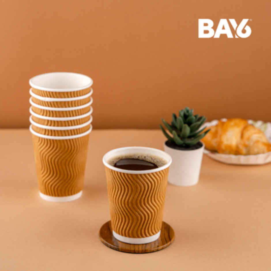 Ripple Glass | 250 ml | Pack of 10 | BAY6