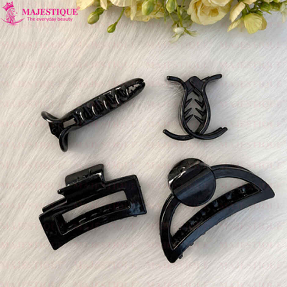 Majestique Multishape Acrylic Clutchers | Black