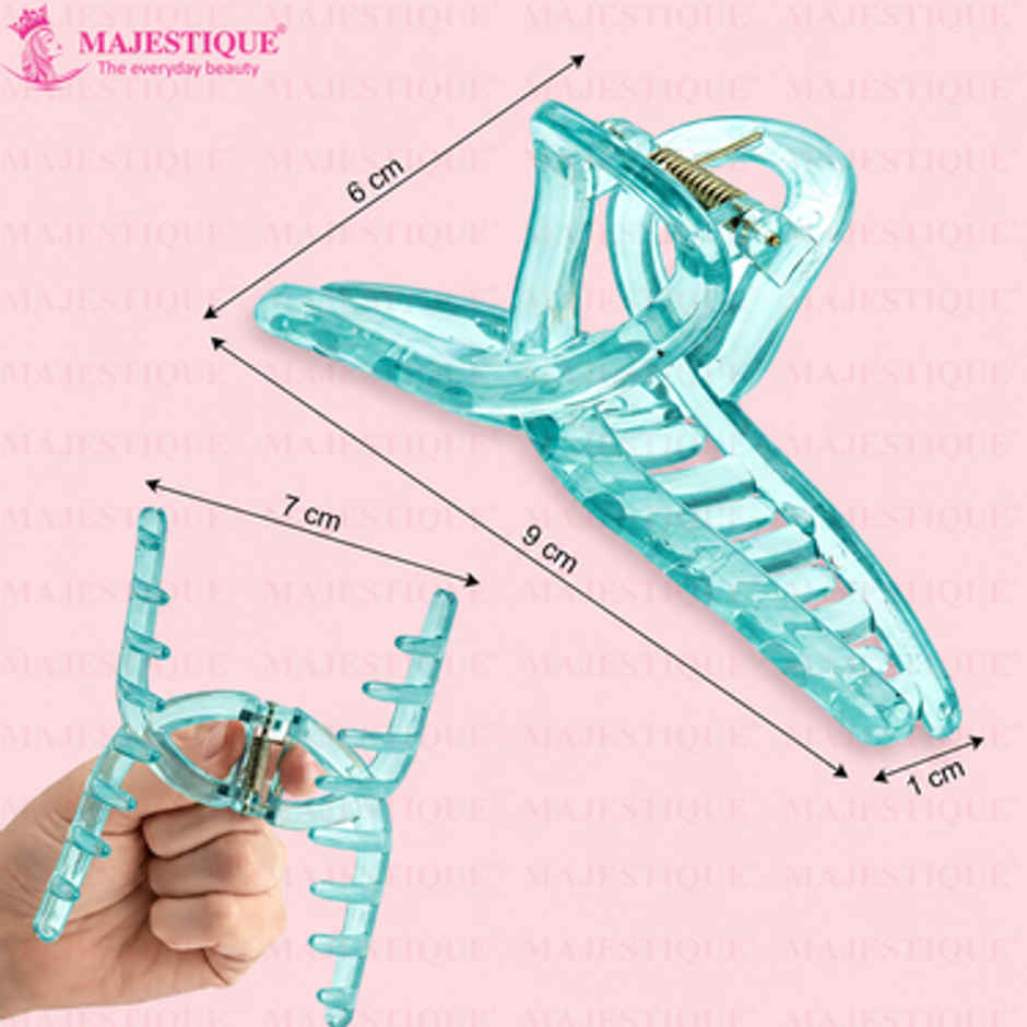 Majestique Matte Large Triangle Hair Claw Clip Clutcher for Women