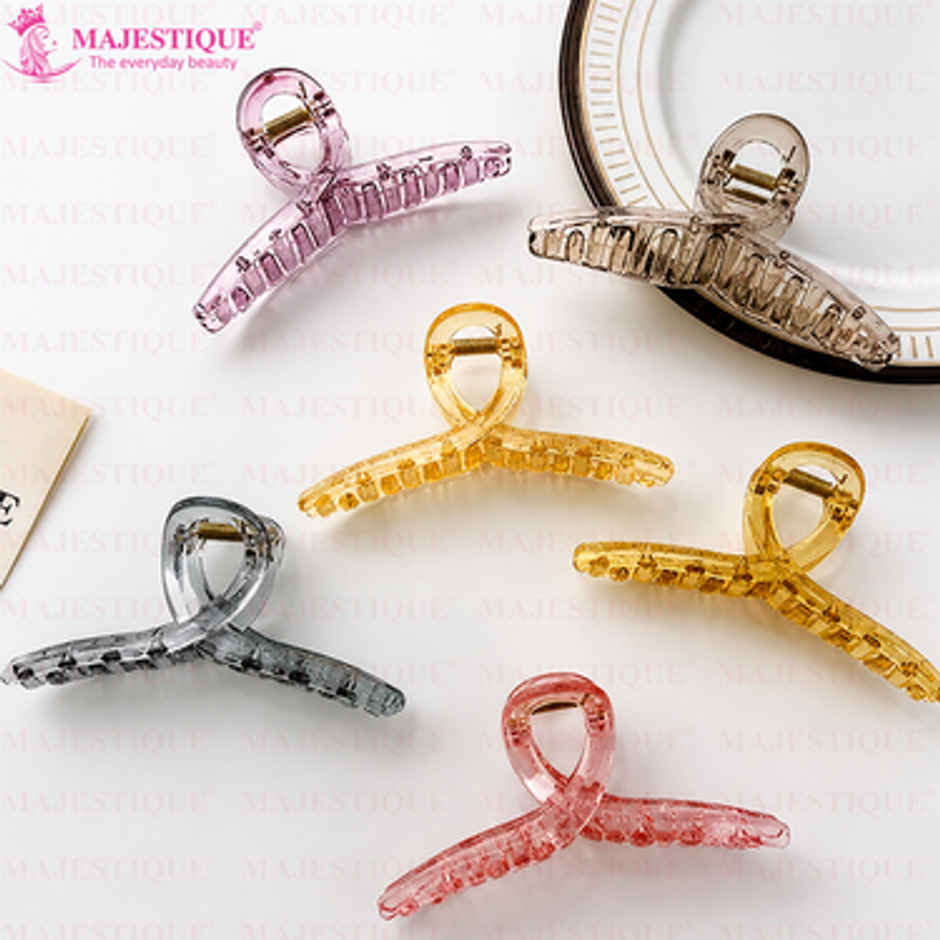 Majestique Matte Large Triangle Hair Claw Clip Clutcher for Women