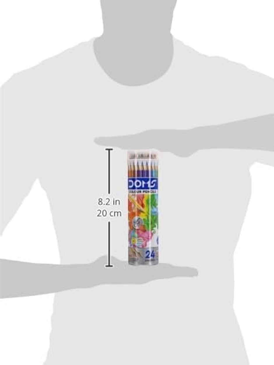 Doms Fsc 24 Round Tin Colour Pencil