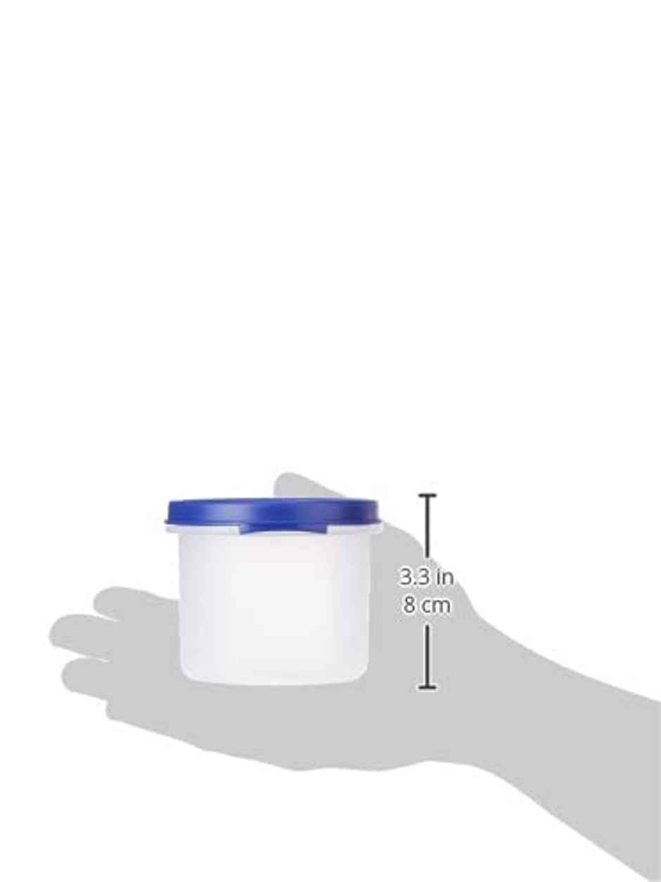 Mahaware Modular Slim Round Container 300ml (Set of 3) (Blue)