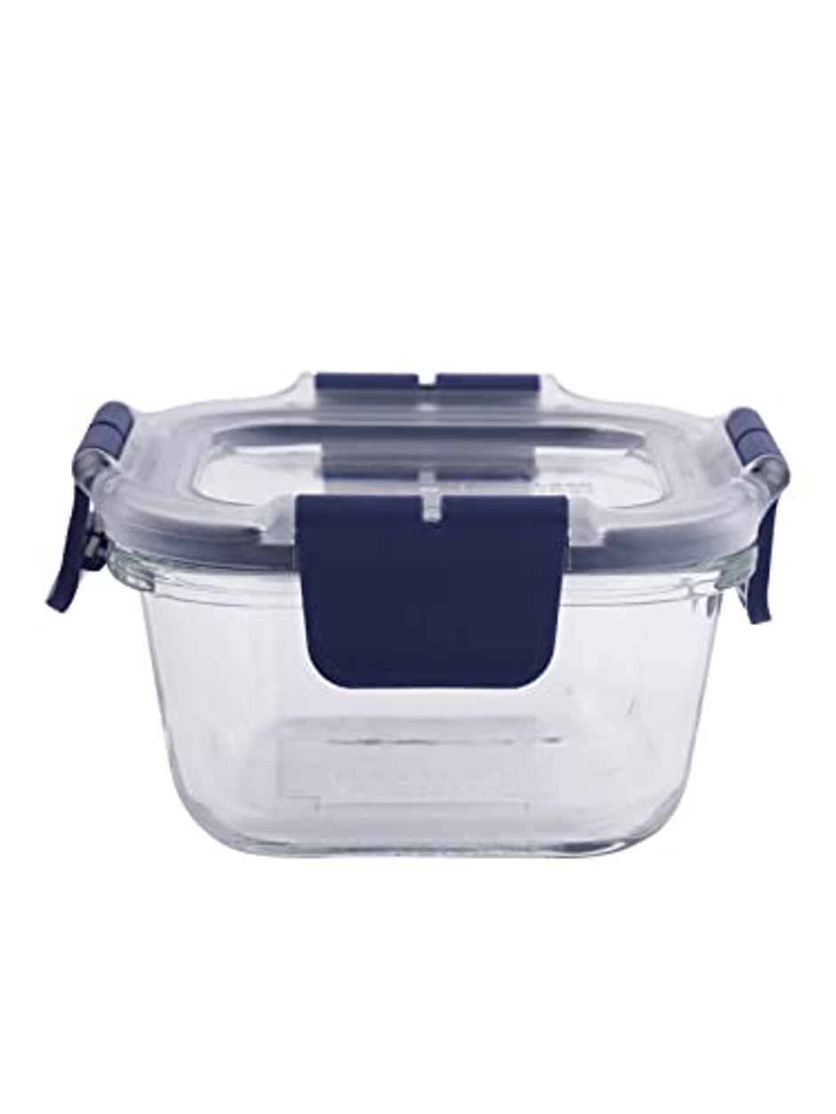 LocknLock LBG205 Airtight Glass Containers With Lid | Microwave Safe | Transparent - 300 ml
