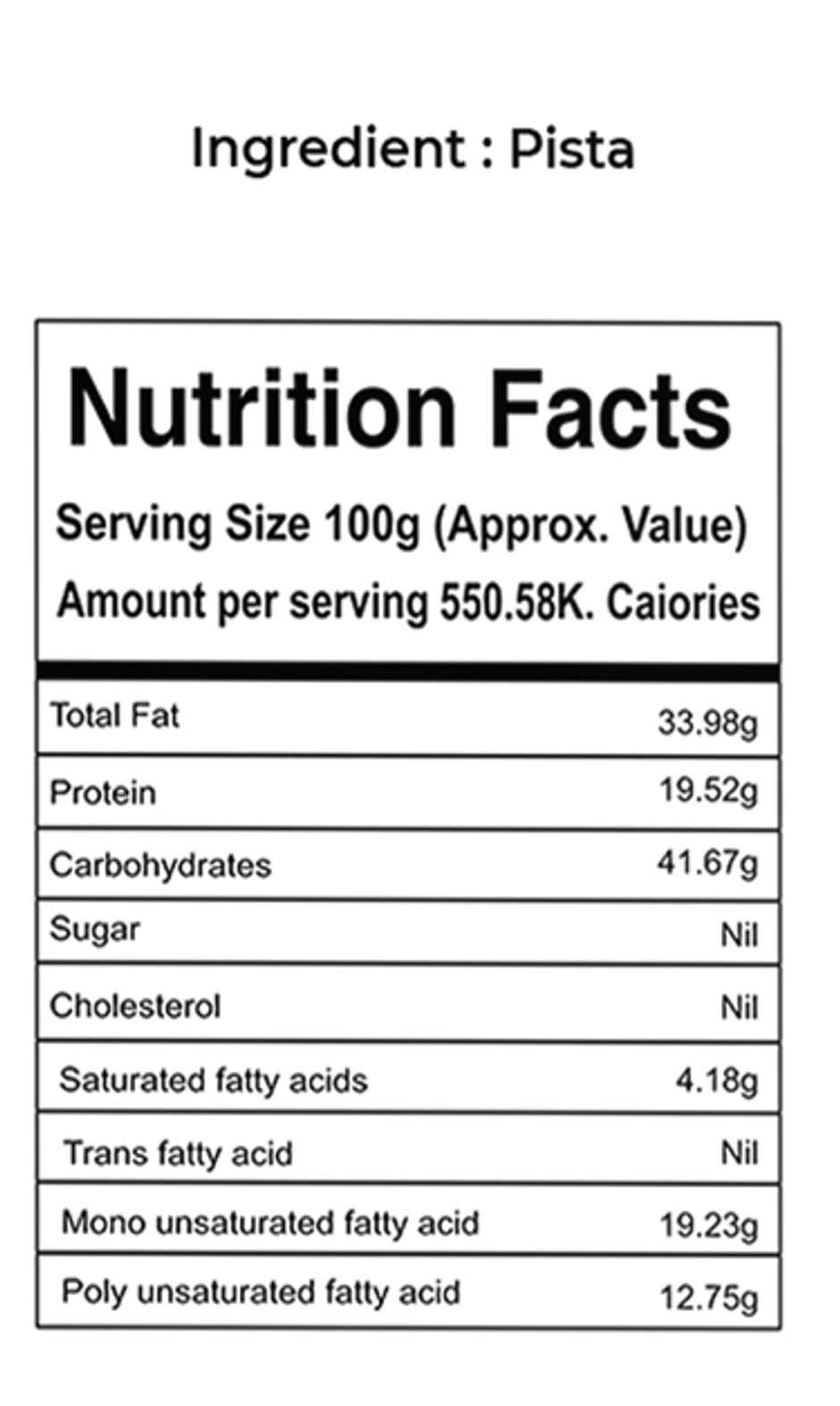 Town Grocer Plain Pista Kernels