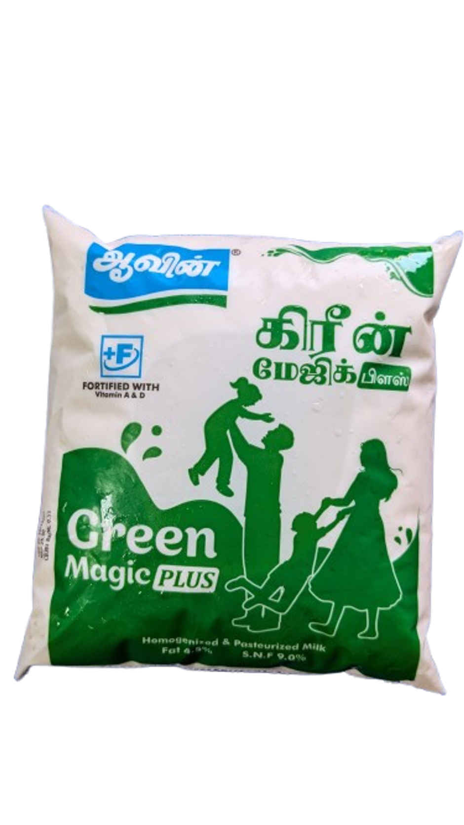 Aavin Green Magic Plus Fresh Milk | Pouch