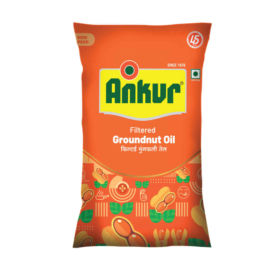 Ankur Groundnut Oil Pouch