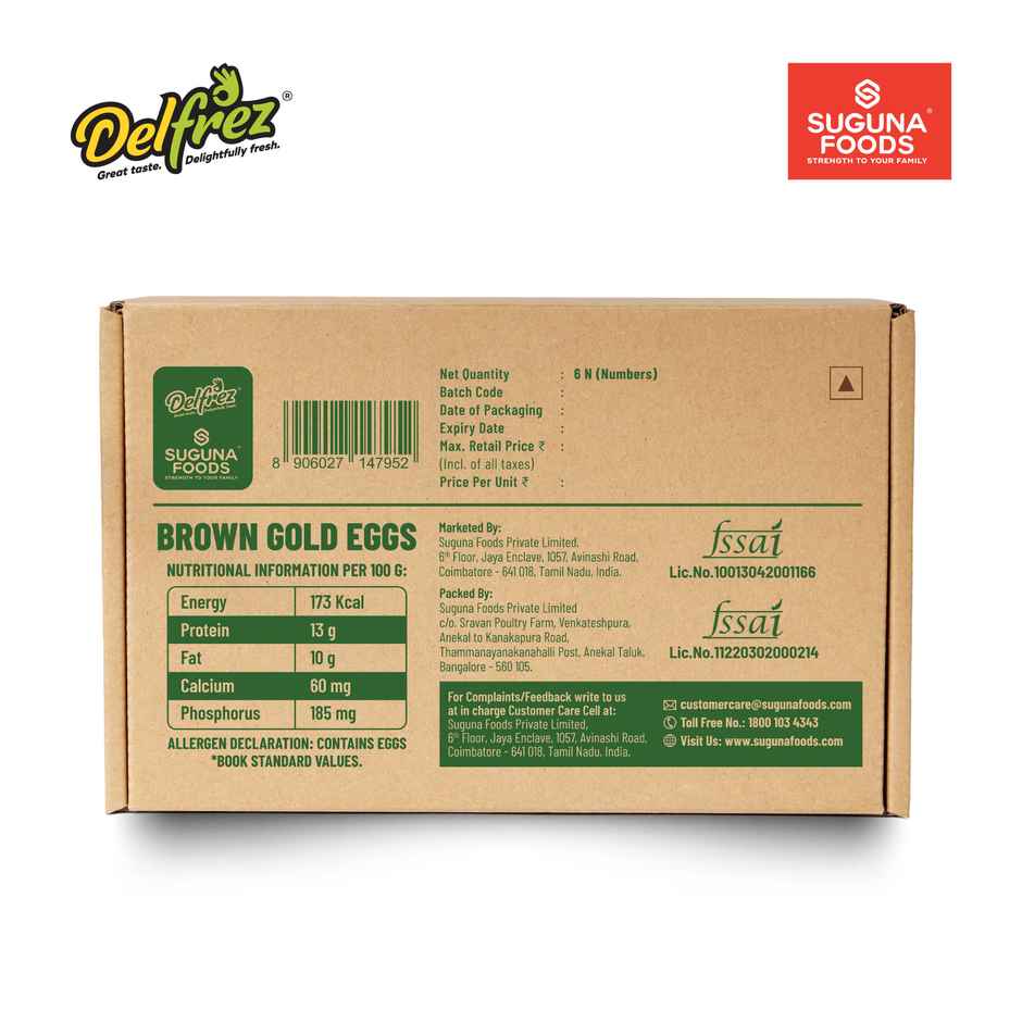 Suguna Delfrez Brown Eggs
