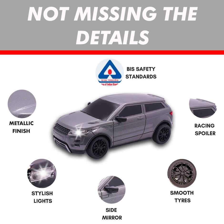 Frendo 1:24 Hi Speed Mini Remote Control Car | Rov Grey