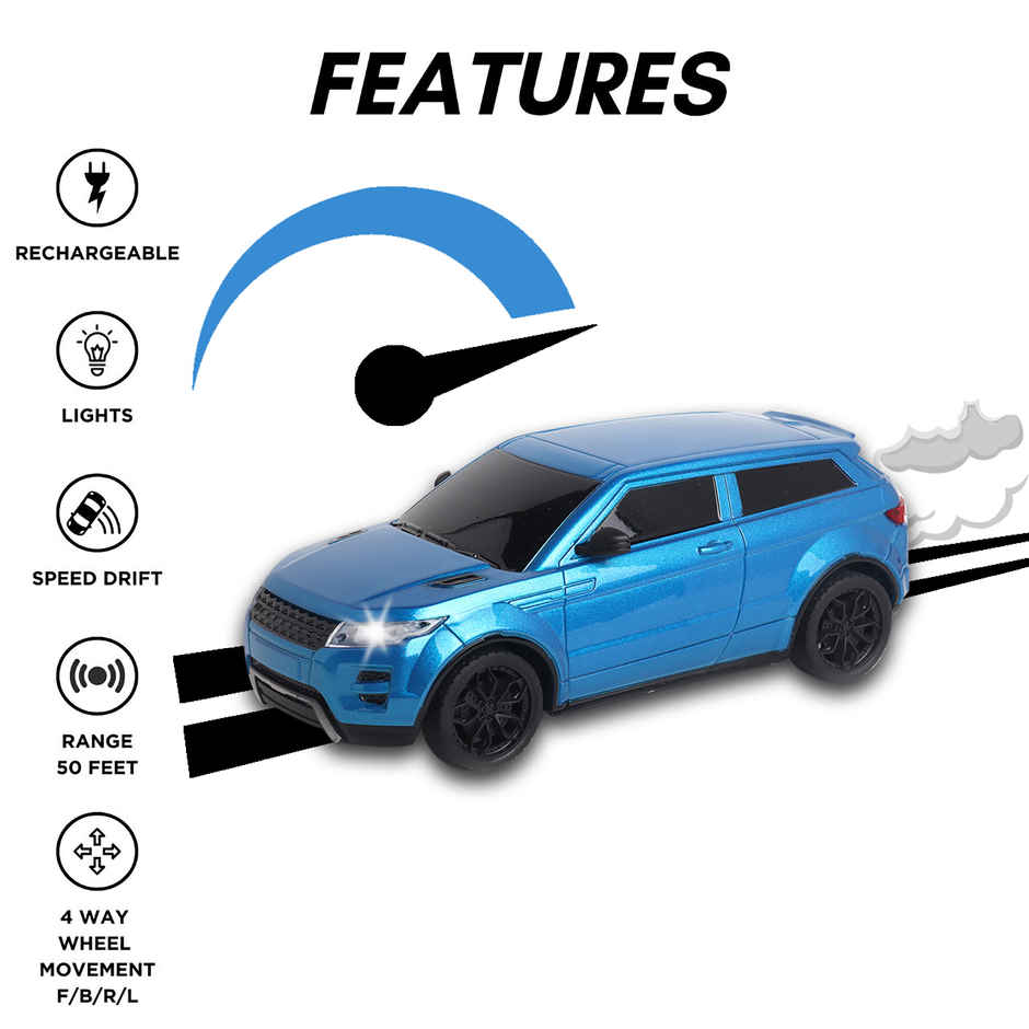 Frendo 1:24 Hi Speed Mini Remote Control Car -Rov Blue